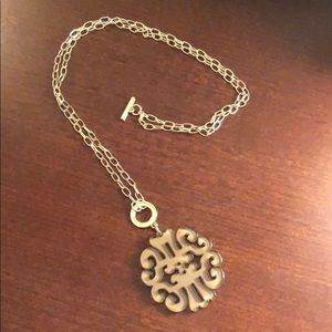 Zenzii tan pendant necklace